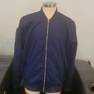 FIVE FOUR Los Angeles Men’s Navy Blue Bomber Jacket
